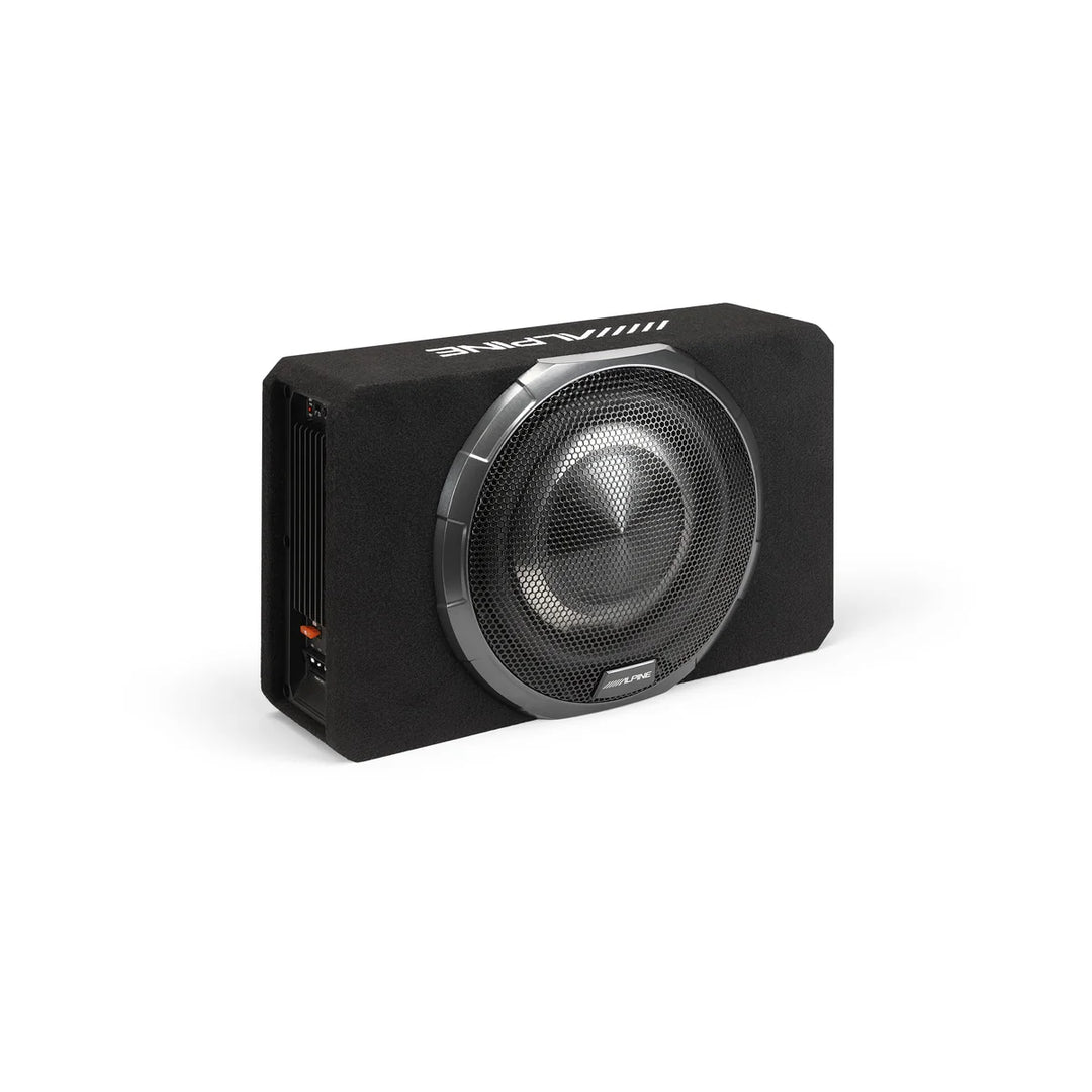 Alpine PWV-SB10: 10" BassRev Powered Shallow Subwoofer Enclosure