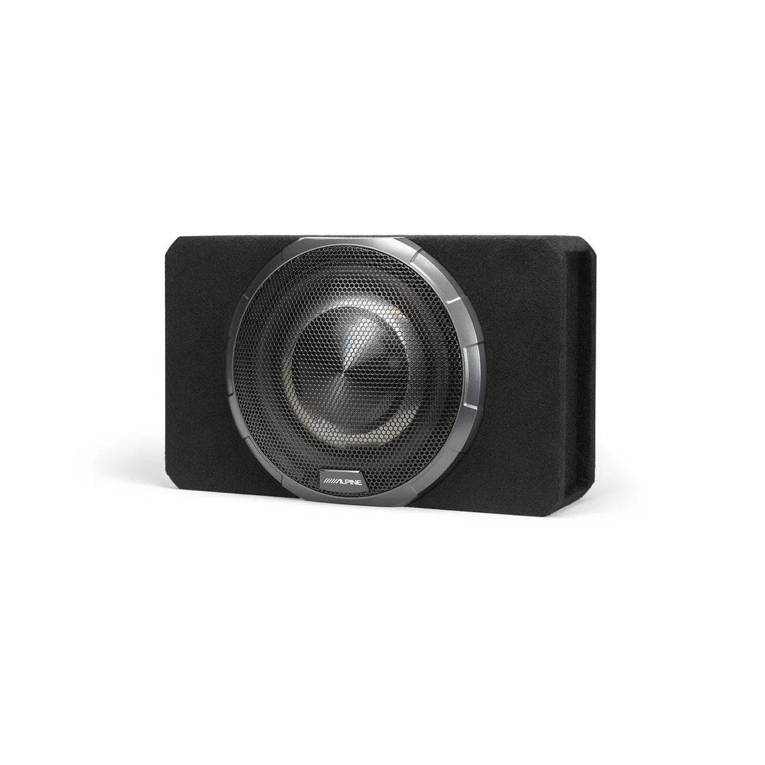 Alpine PWV-SB10: 10" BassRev Powered Shallow Subwoofer Enclosure