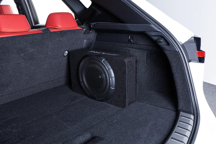Alpine PWV-SB10: 10" BassRev Powered Shallow Subwoofer Enclosure