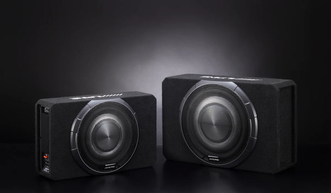 Alpine PWV-SB10: 10" BassRev Powered Shallow Subwoofer Enclosure
