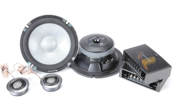 Alpine R2-S652: 6.5" R-Series 100 W RMS Next-Generation Pro 2-Way Component Speaker Set