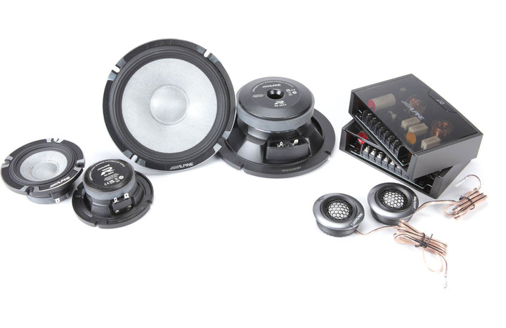 Alpine R2-S653: 6.5" R-Series 100 W RMS Next-Generation Pro 3-Way Component Speaker Set