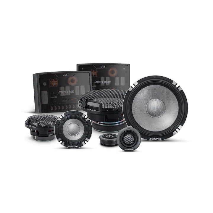 Alpine R2-S653: 3-Way R-Series Next-Generation Professional Component Speaker Set