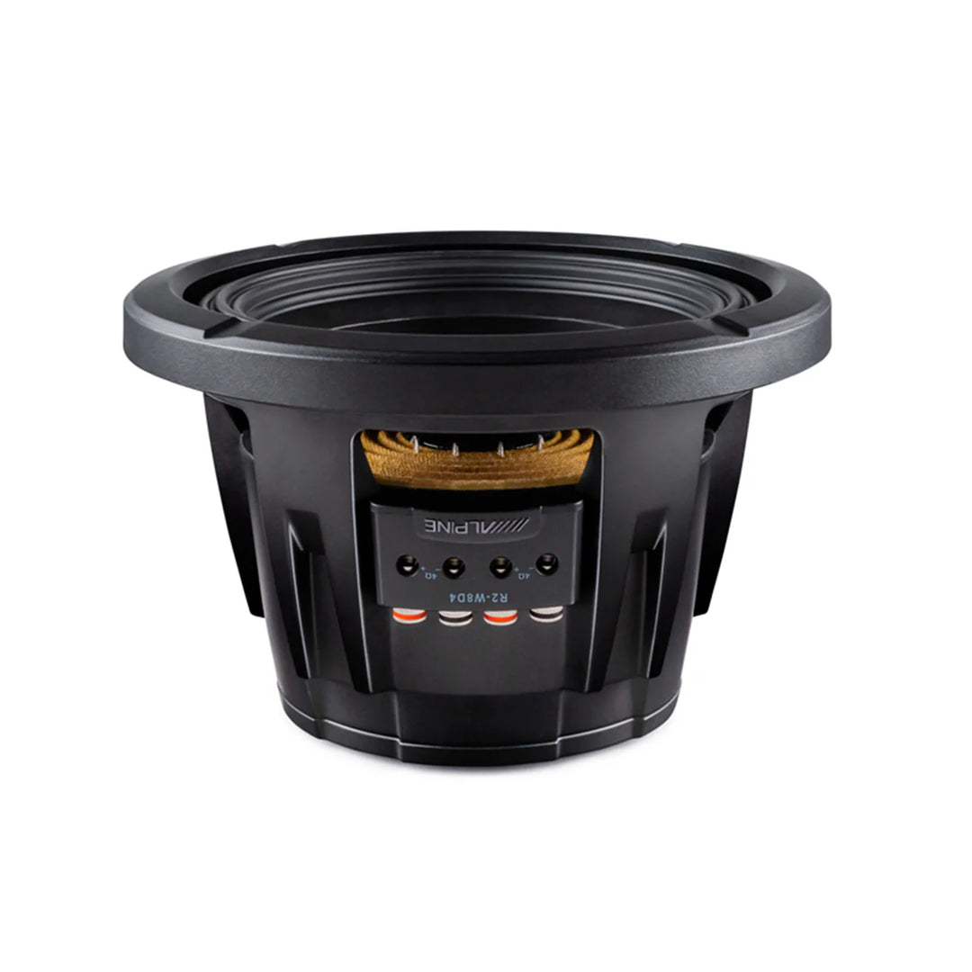 Alpine R2-W8D4: 8" 4-Ohms R-Series Dual Subwoofer