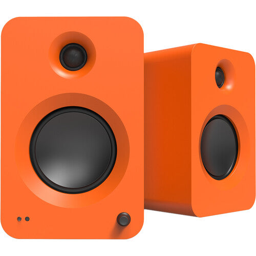 Kanto RENMO: Orange Powered Bookshelf Speakers