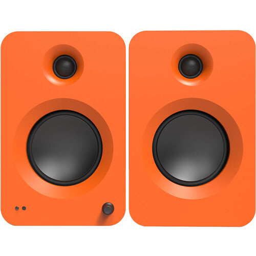 Kanto RENMO: Orange Powered Bookshelf Speakers