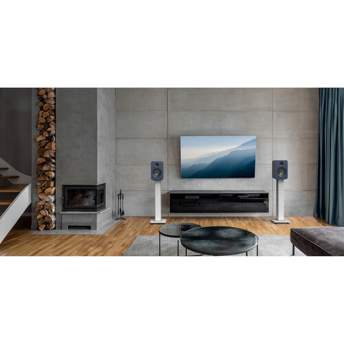 Kanto RENMU: Blue Powered Bookshelf Speakers