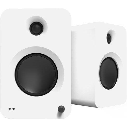 Kanto RENMW: White Powered Bookshelf Speakers