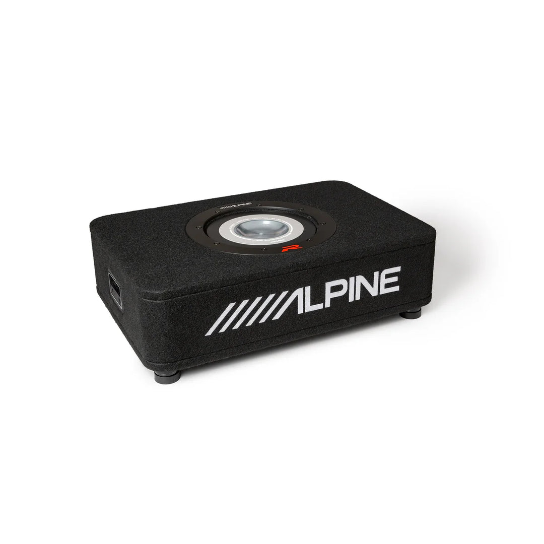 Alpine RS-SB10: 10" R-Series Halo Shallow Pre-Loaded Subwoofer Enclosure