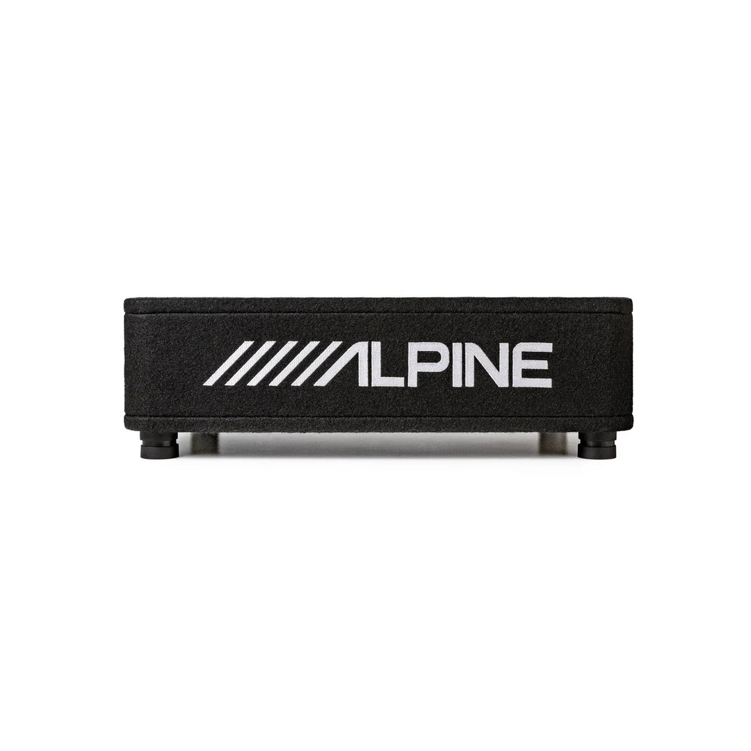 Alpine RS-SB10: 10" R-Series Halo Shallow Pre-Loaded Subwoofer Enclosure