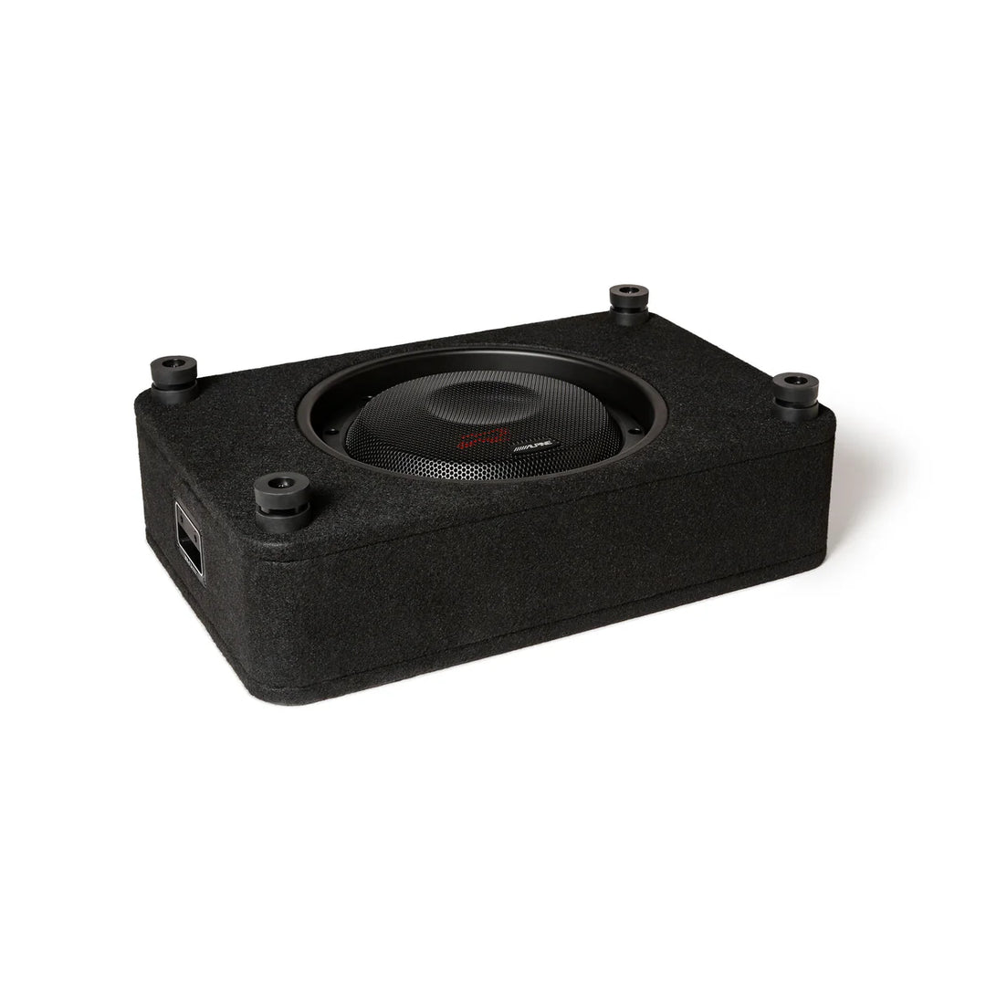 Alpine RS-SB10: 10" R-Series Halo Shallow Pre-Loaded Subwoofer Enclosure