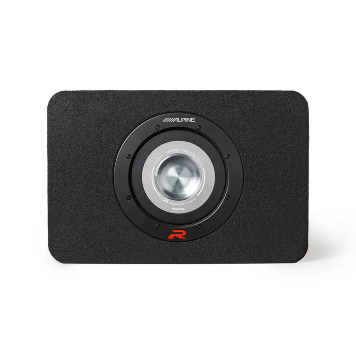 Alpine RS-SB10: 10" R-Series Halo Shallow Pre-Loaded Subwoofer Enclosure