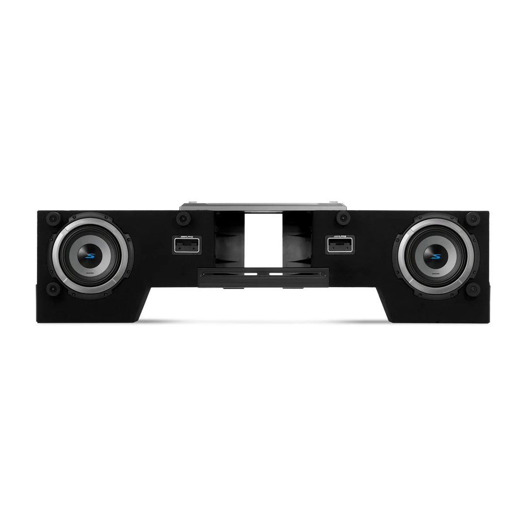 Alpine S2-DB8V-TRK: 8" S-Series Halo Pre-Loaded Truck Subwoofer Enclosure