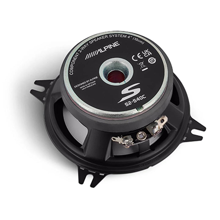 Alpine S2-S40C: 4" 2-Way S-Series Next-Generation Component Speaker Set