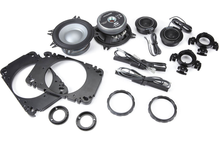 Alpine S2-S40C: 4" S-Series 45 W RMS Next-Generation 2-Way Component Speaker Set