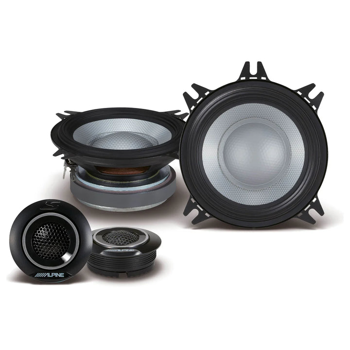 Alpine S2-S40C: 4" 2-Way S-Series Next-Generation Component Speaker Set