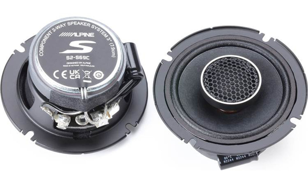 Alpine S2-S69C: 6 x 9" S-Series Next-Generation Component Speaker System