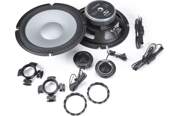 Alpine S2-S80C: 8" S-Series 85 W RMS Next-Generation 2-Way Component Speaker Set