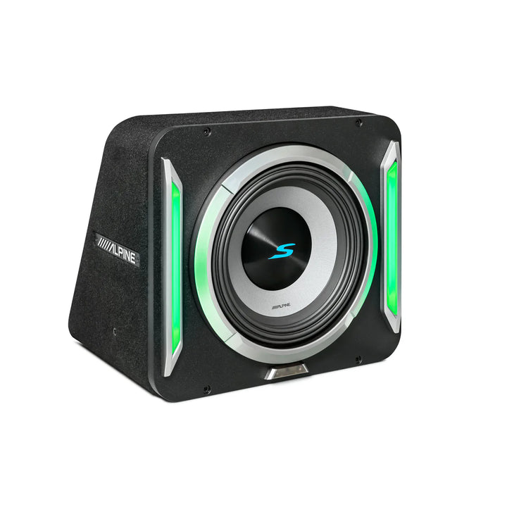 Alpine S2-SB10: 10" S-Series PrismaLink Pre-Loaded Wedge Subwoofer Enclosure