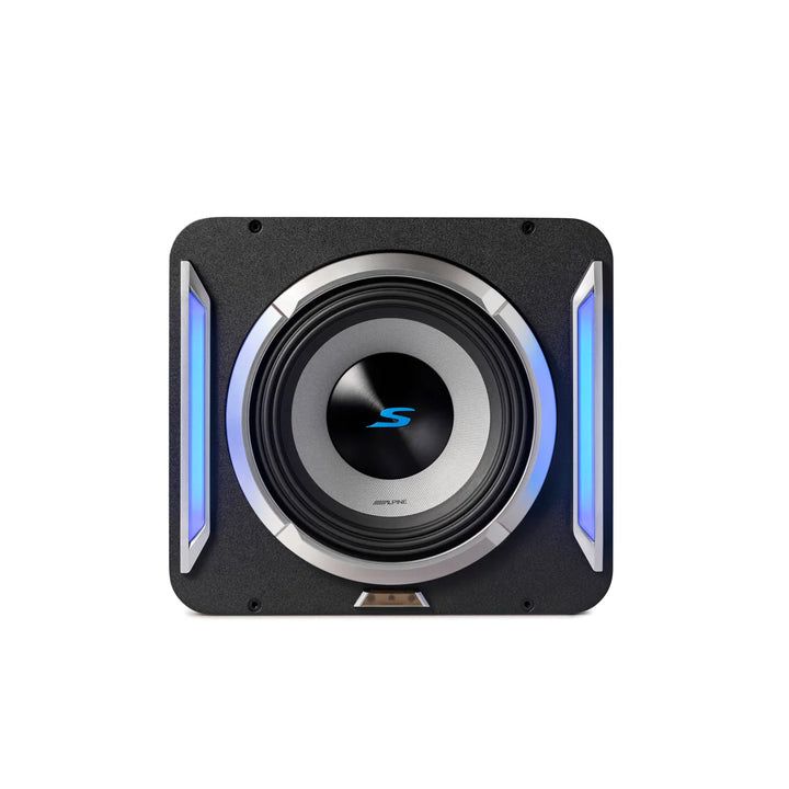 Alpine S2-SB10: 10" S-Series PrismaLink Pre-Loaded Wedge Subwoofer Enclosure