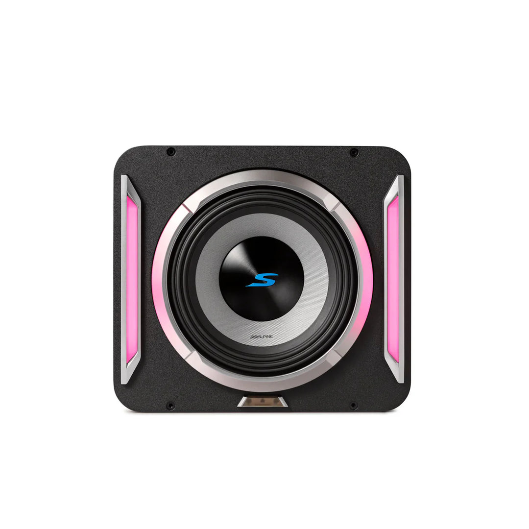 Alpine S2-SB10: 10" S-Series PrismaLink Pre-Loaded Wedge Subwoofer Enclosure