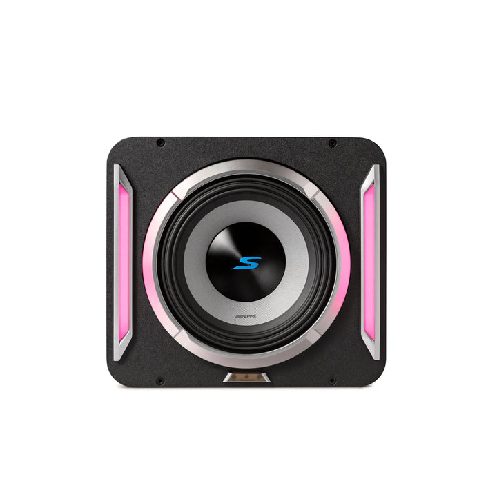 Alpine S2-SB10: 10" S-Series PrismaLink Pre-Loaded Wedge Subwoofer Enclosure