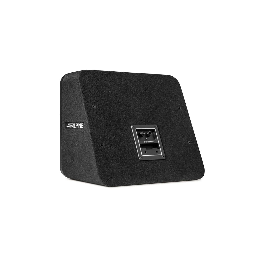 Alpine S2-SB10: 10" S-Series PrismaLink Pre-Loaded Wedge Subwoofer Enclosure