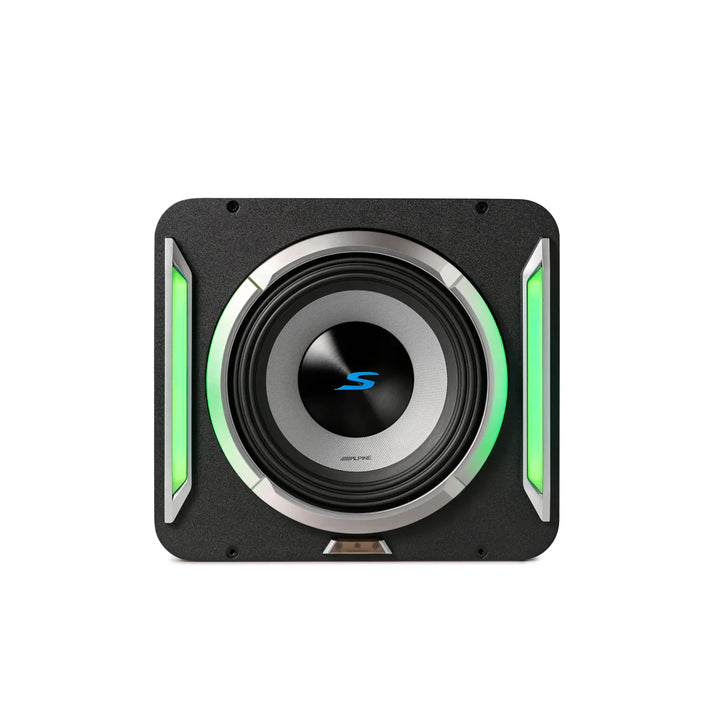 Alpine S2-SB10: 10" S-Series PrismaLink Pre-Loaded Wedge Subwoofer Enclosure