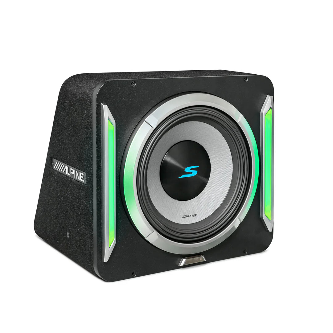 Alpine S2-SB12: 12" S-Series Pre-Loaded Wedge Subwoofer Enclosure