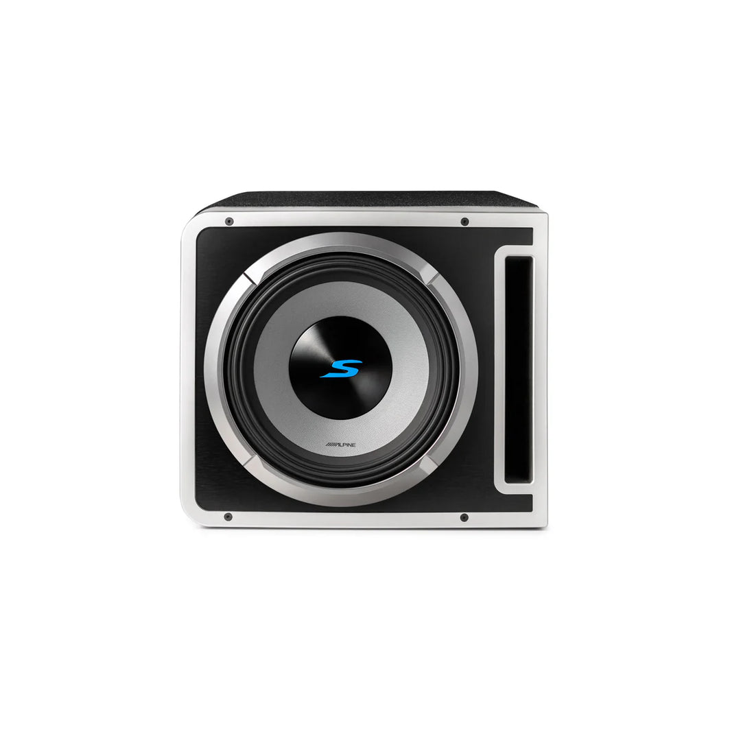 Alpine S2-SB12V: 12" S-Series Single Halo Pre-Loaded Subwoofer Enclosure