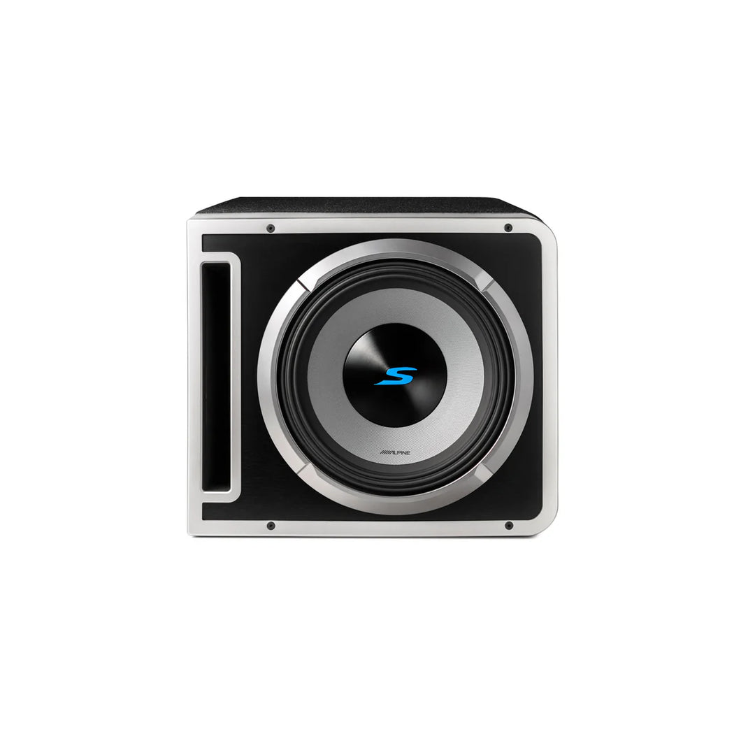 Alpine S2-SB12V: 12" S-Series Single Halo Pre-Loaded Subwoofer Enclosure