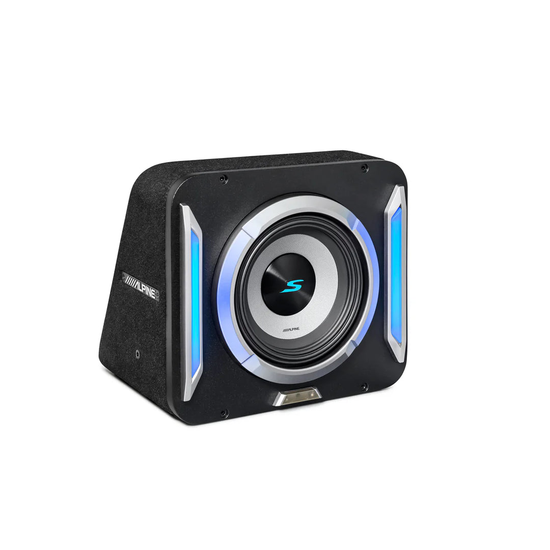 Alpine S2-SB8: S2-Series Pre-Loaded Wedge Subwoofer Enclosure