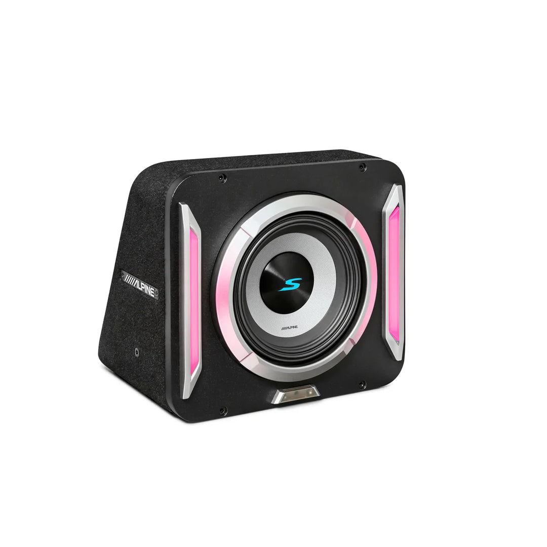 Alpine S2-SB8: S2-Series Pre-Loaded Wedge Subwoofer Enclosure