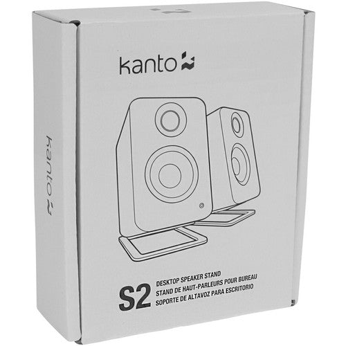 Kanto S2W: White S-Series Desktop Speaker Stands