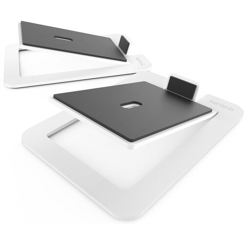 Kanto S6W: White S-Series Tilted Desktop Speaker Stand