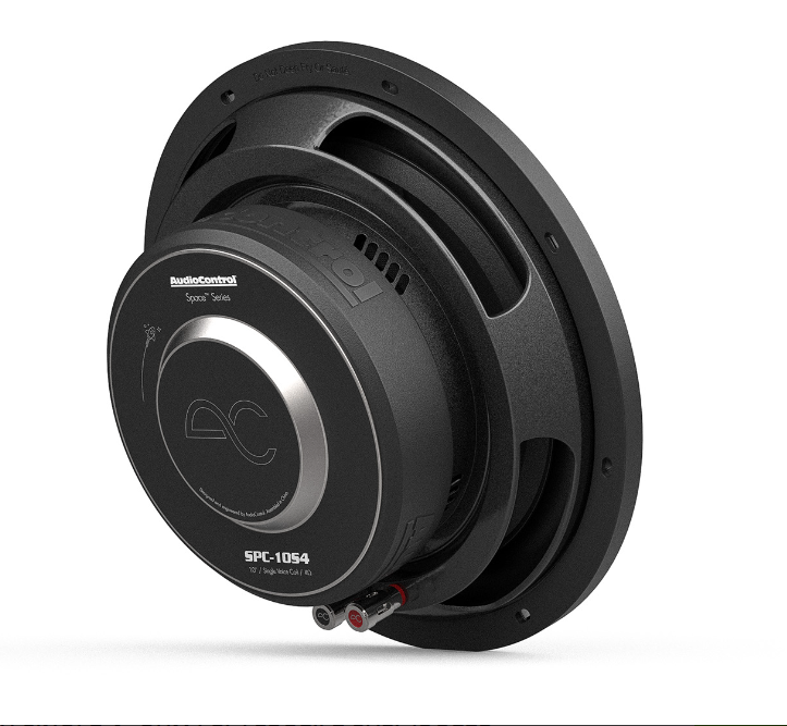 AudioControl SPC-10S4: 10" 4 Ω 400 W RMS Space-Series Single Shallow Subwoofer
