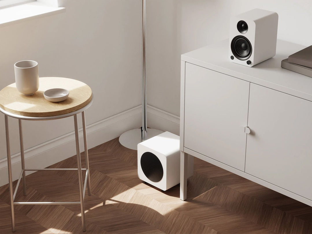 Kanto SUB6VMW: 6" Matte White Sealed Powered Subwoofer