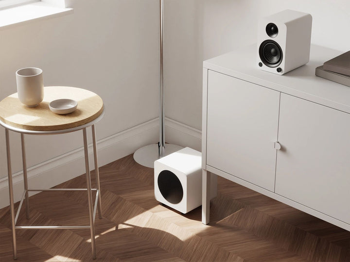 Kanto SUB6VMW: 6" Matte White Sealed Powered Subwoofer