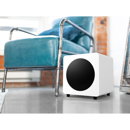 Kanto SUB8VMW: 8" 300 W Matte White Subwoofer