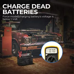 Topdon T1200: 6 / 12 V Tornado Smart Battery Charger / Maintainer / Desulfator