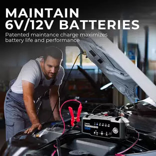 Topdon T1200: 6 / 12 V Tornado Smart Battery Charger / Maintainer / Desulfator