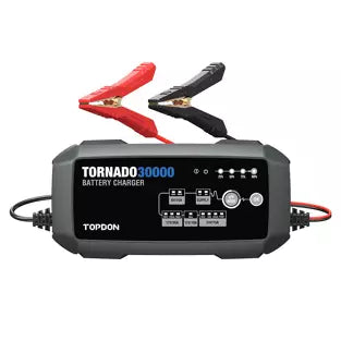 Topdon T30000: 6 / 12 / 24 V Tornado Smart Battery Charger / Power Supply