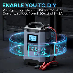 Topdon T90000: 12 / 24 V Stable Power Supply / Smart Battery Charger