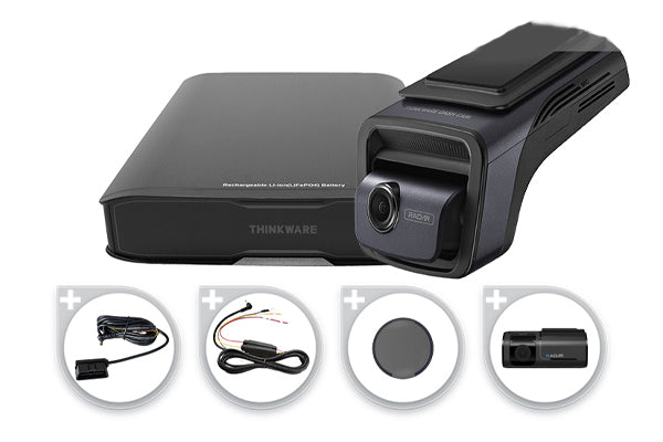 Thinkware U30002CH-IVOLTXTRABUNDLE: 2-Channel 4 K Dash Camera