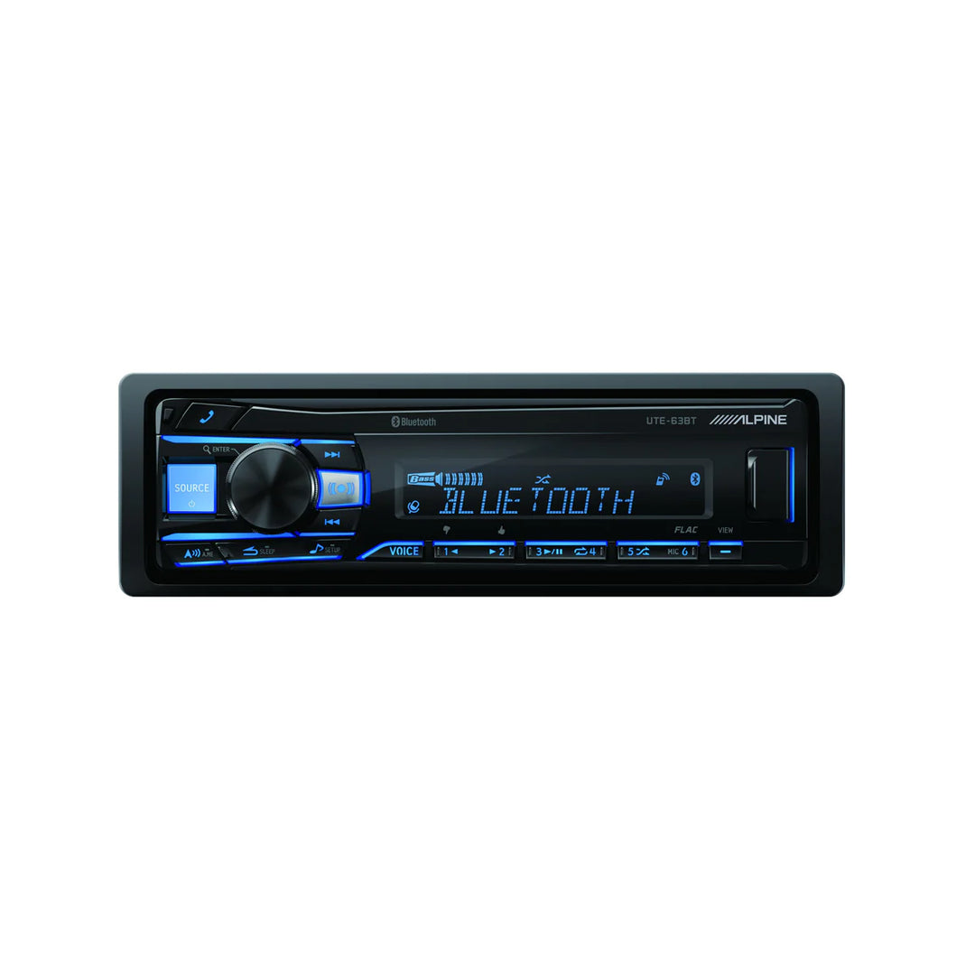 Alpine UTE-63BT: Single-Din Bluetooth Radio
