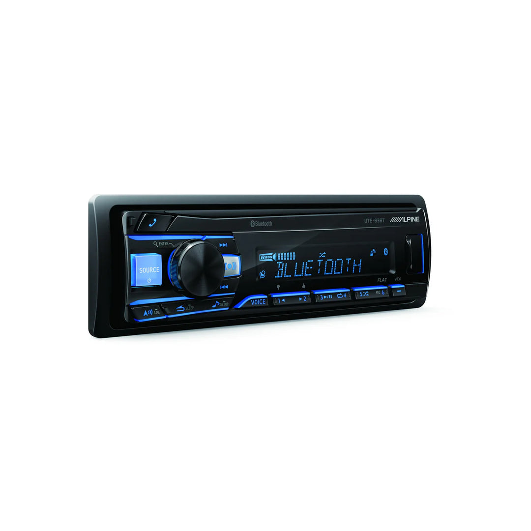 Alpine UTE-63BT: Single-Din Bluetooth Radio