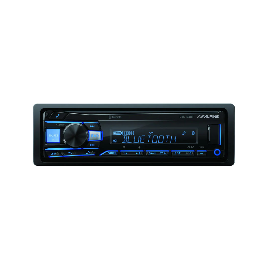 Alpine UTE-83BT: Single-Din Bluetooth Advanced Radio