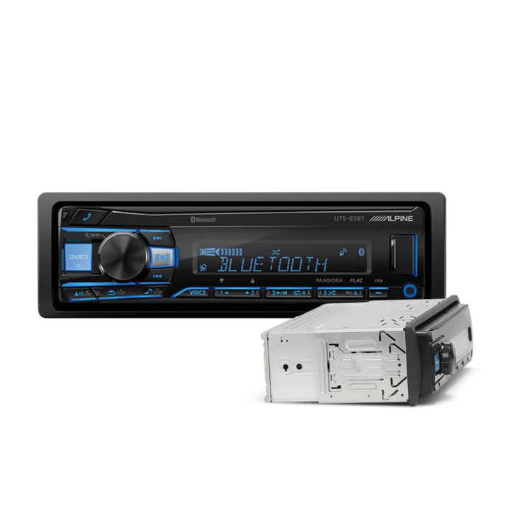 Alpine UTE-83BT: Single-Din Bluetooth Advanced Radio