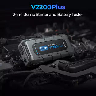 Topdon V2200PLUS: 2200 A Jump Starter / Power Bank / Battery & System Tester
