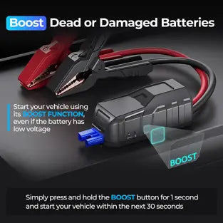 Topdon V2200PLUS: 2200 A Jump Starter / Power Bank / Battery & System Tester